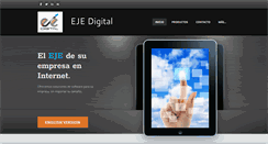 Desktop Screenshot of ejedigitalcr.com