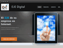 Tablet Screenshot of ejedigitalcr.com